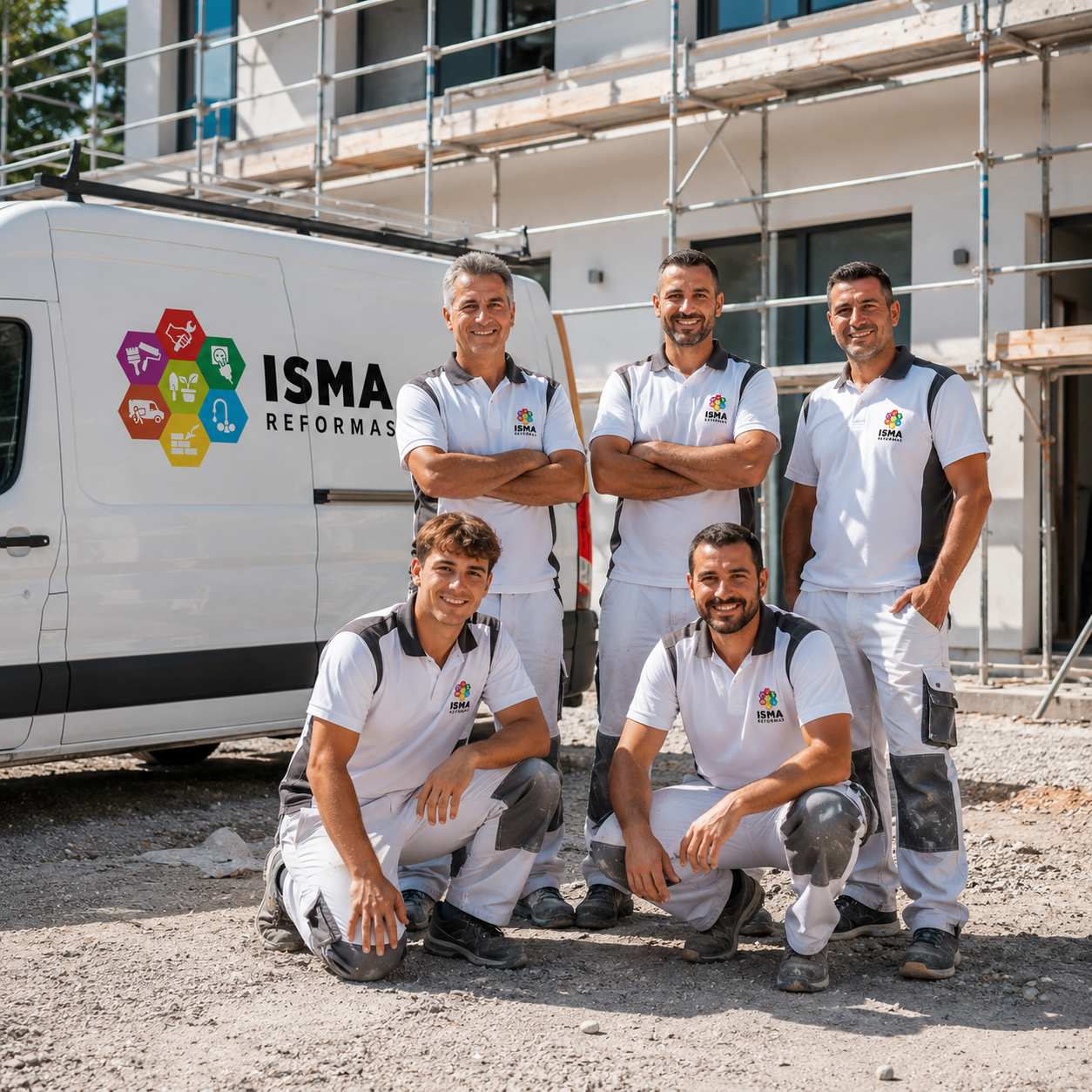 Equipo de Isma Reformas trabajando en una reforma